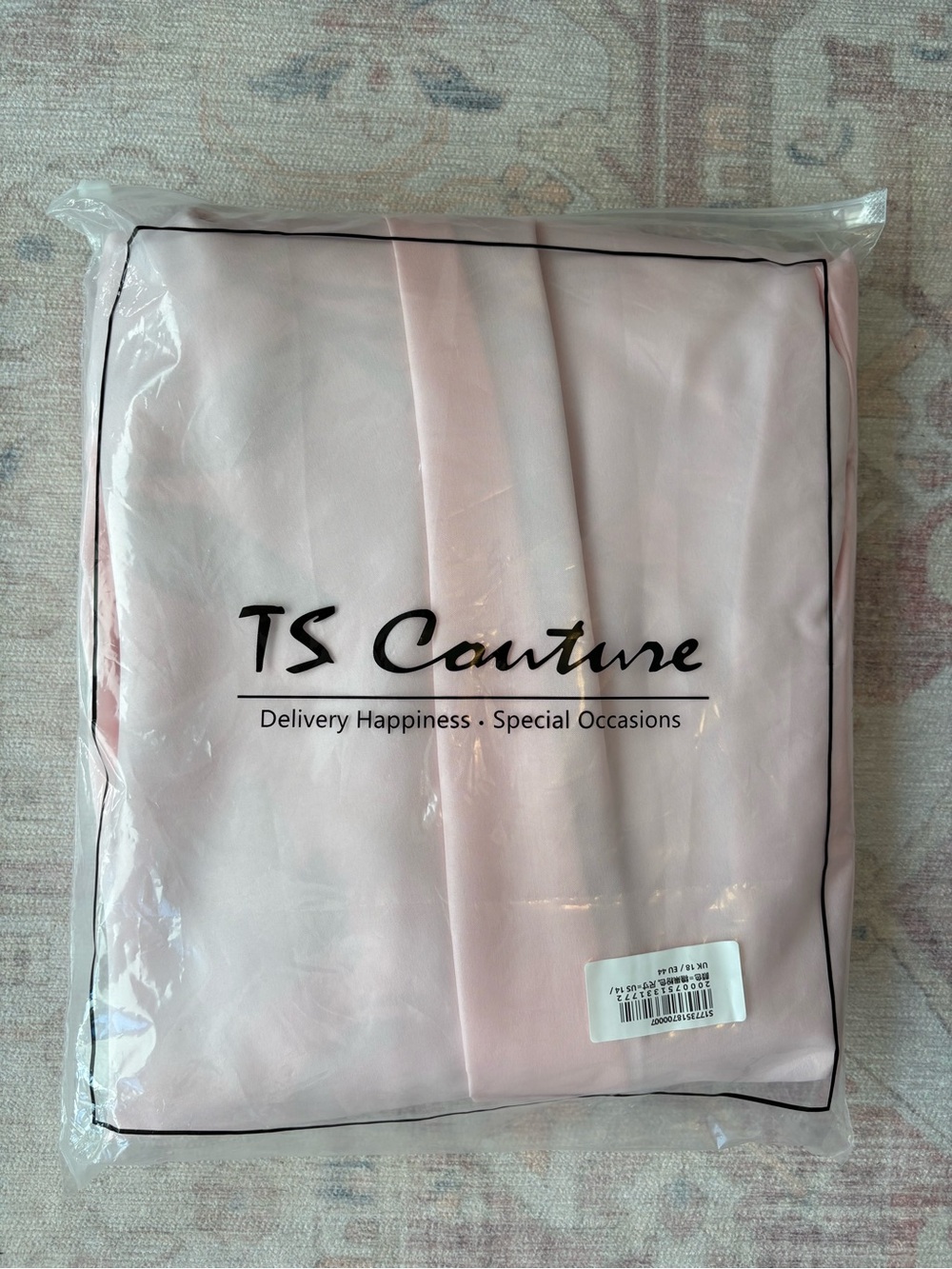 Sleeveless Pink Floral Midi Dress with A-Line Skirt - Picture 6 of 7